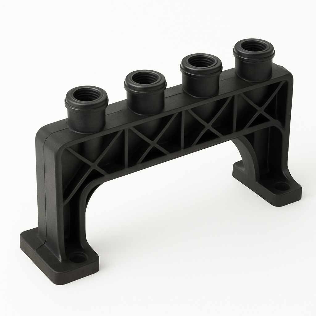 Case 4 — Industrial PP Bracket | 29% Cycle Reduction | Europe