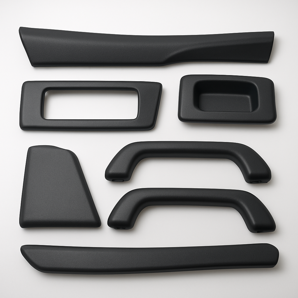 Automotive Gas Assist Injection Molding parts produced by KTM