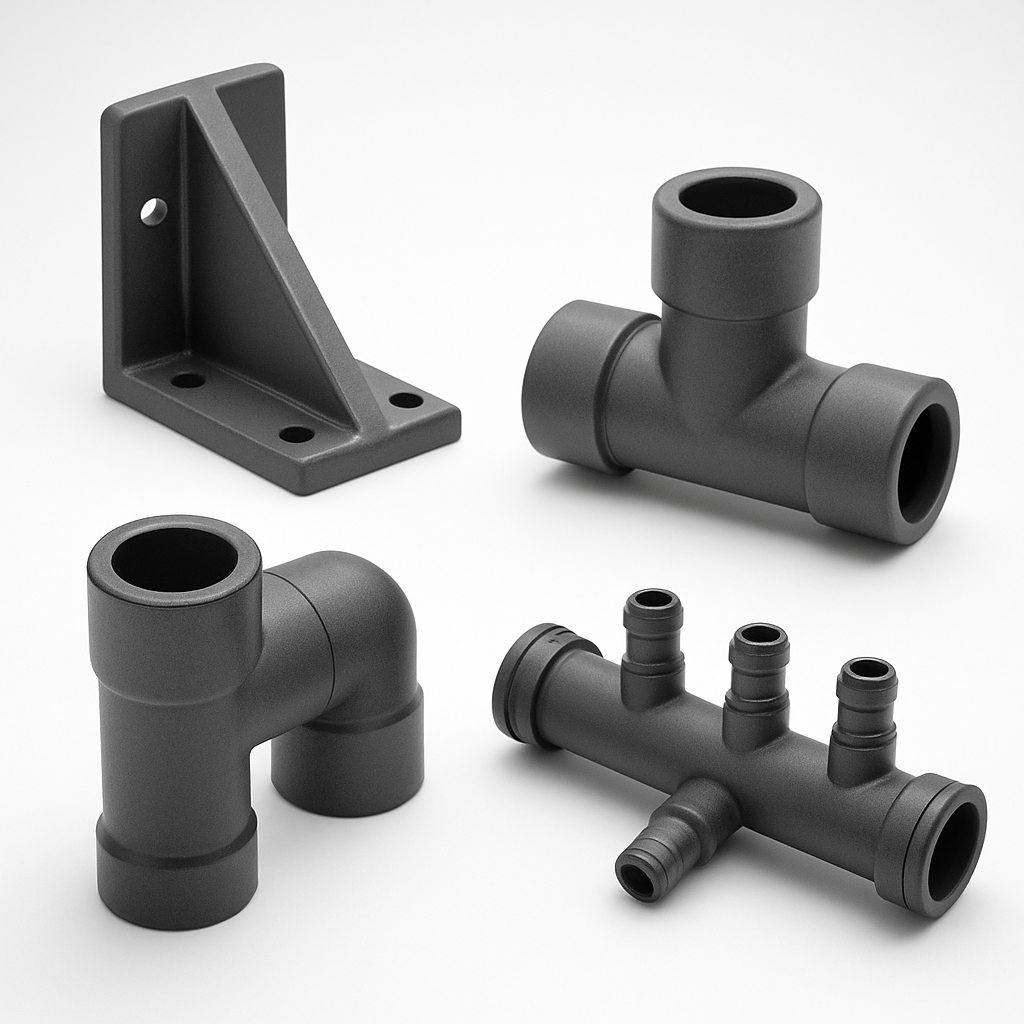 Industrial Gas Assist Components parts produced by KTM